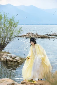 Ethereal Grace of Wan Jiang Ting in YiTuYu Art Language Vol.8851 by the Lake - image 5