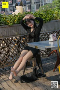 Elegant IESS Model Miao Jie in Stylish Over-the-Knee Boots Fashion Photography Collection - image 68