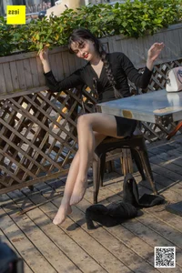 Elegant IESS Model Miao Jie in Stylish Over-the-Knee Boots Fashion Photography Collection - image 72