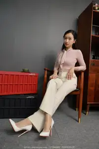 Elegant Allure: IESS Chinese Model Xiao Jie's Captivating Legs & Heels, SXJ No.2098 Collection - image 51