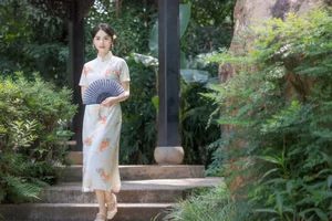 Ethereal Elegance: Yi Ming’s Timeless Portraits at the Hidden Guangzhou Orchid Garden - image 12