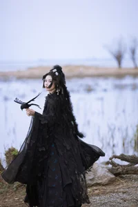 Elegant Artistic Portraiture of Wan Wan: YiTuYu Art Language Vol.8843 Collection featuring 36 Stunning High-Definition Lifestyle and Fashion Images. - image 32