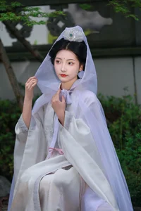 Ethereal Whispers: Nan Gua Zhou Amidst the Blooming Hydrangeas | YiTuYu Art Language Vol. 9092 - image 2