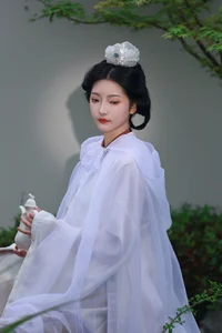 Ethereal Whispers: Nan Gua Zhou Amidst the Blooming Hydrangeas | YiTuYu Art Language Vol. 9092 - image 6