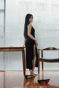 IESS Xiao Bao Long Straight Black Hair Fashion Portrait Collection - image 8