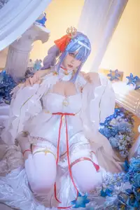 Coser Hoshilily's Azur Lane Janus Cosplay: Ethereal Beauty in a Dream - image 19