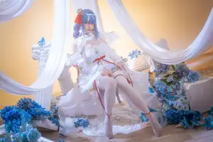Coser Hoshilily's Azur Lane Janus Cosplay: Ethereal Beauty in a Dream - image 28