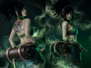 Stunning League of Legends Cosplay: The Artistry and Charm of the 'Dimpled Hot Girl' - image 0