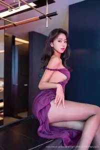 XingYan Vol.407 Shi An An: Alluring Secretary Style with Elegant Black Sheer Stockings - image 15