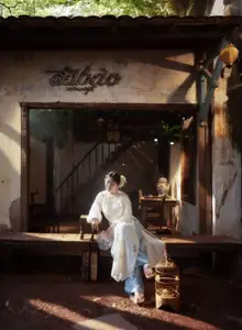 Graceful Vietnamese Woman: Timeless Traditional Charm 1000026935 - image 1
