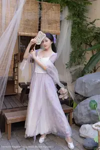 Discover Yu Zi Jiang Fish's Ethereal Beauty in XiuRen No.10737 Traditional Attire. Explore Asian Grace and Charm! - image 0