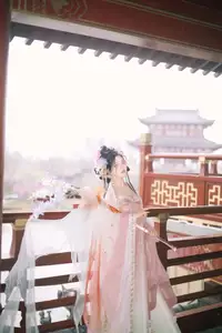 Discover Qi Qi's Ethereal Beauty: Hanfu under Cherry Blossoms. YiTuYu Art Language Vol.8650 Collection. - image 15