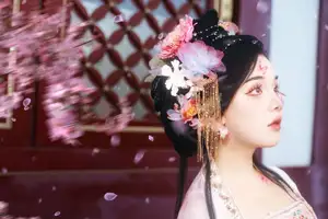 Discover Qi Qi's Ethereal Beauty: Hanfu under Cherry Blossoms. YiTuYu Art Language Vol.8650 Collection. - image 11