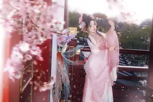 Discover Qi Qi's Ethereal Beauty: Hanfu under Cherry Blossoms. YiTuYu Art Language Vol.8650 Collection. - image 19