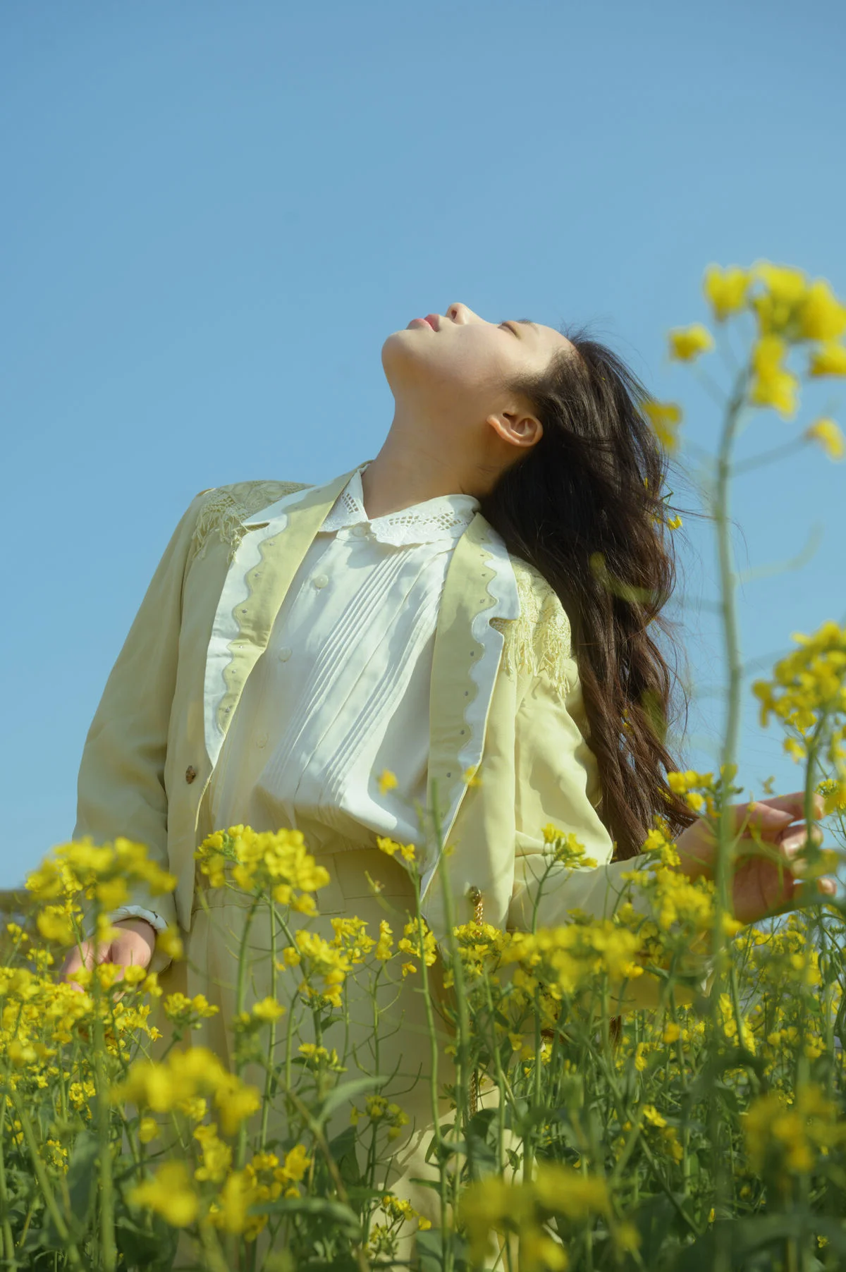 Spring Muse in Rapeseed Fields Nana Kobaya