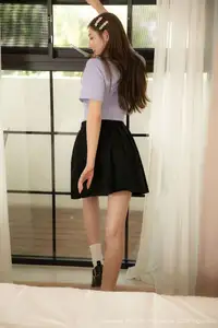 Yue Xi: Captivating Youthful Charm in School Uniform - XiuRen No.10622 - image 17
