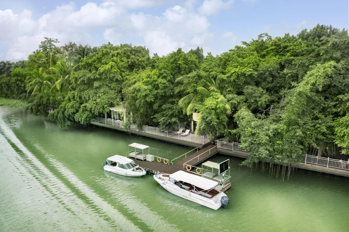 Tropical Riverside Escape: A Lush Forest Resort Near Ho Chi Minh City