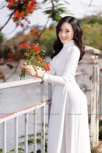 The Pure Elegance of the White Ao Dai: A Tribute to Vietnamese Student Tradition - image 68