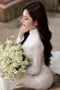 The Pure Elegance of the White Ao Dai: A Tribute to Vietnamese Student Tradition - image 86