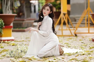 The Pure Elegance of the White Ao Dai: A Tribute to Vietnamese Student Tradition - image 87